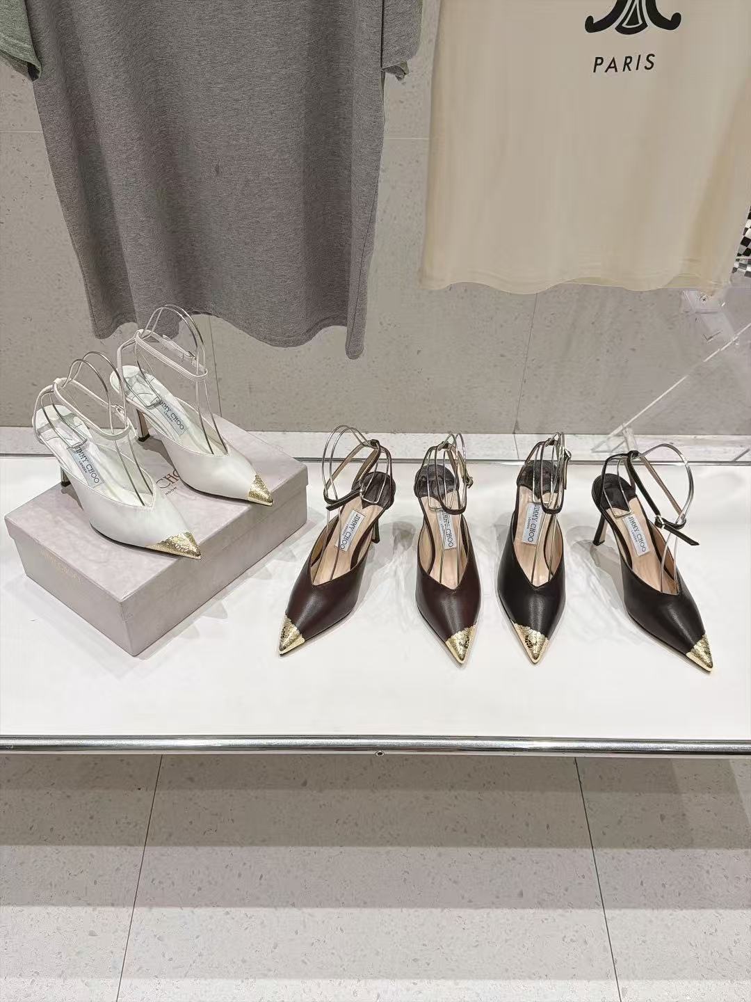 Jimmy Choo 高品質ポインテッドトゥ・ハイヒール【50％割引+送料無料】