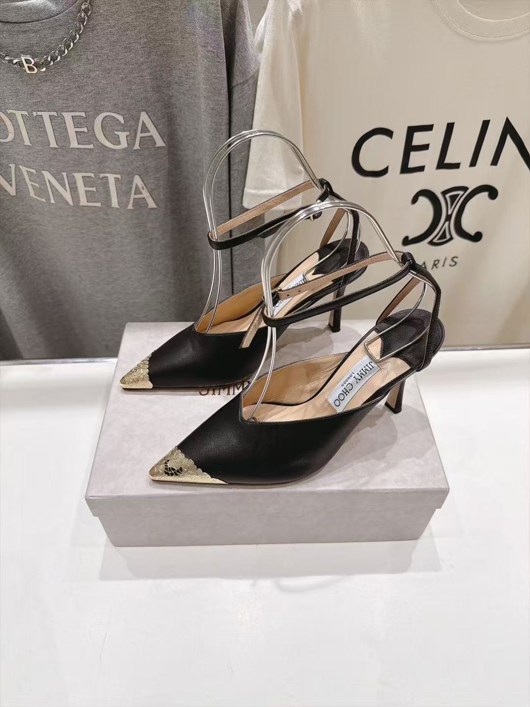 Jimmy Choo 高品質ポインテッドトゥ・ハイヒール【50％割引+送料無料】