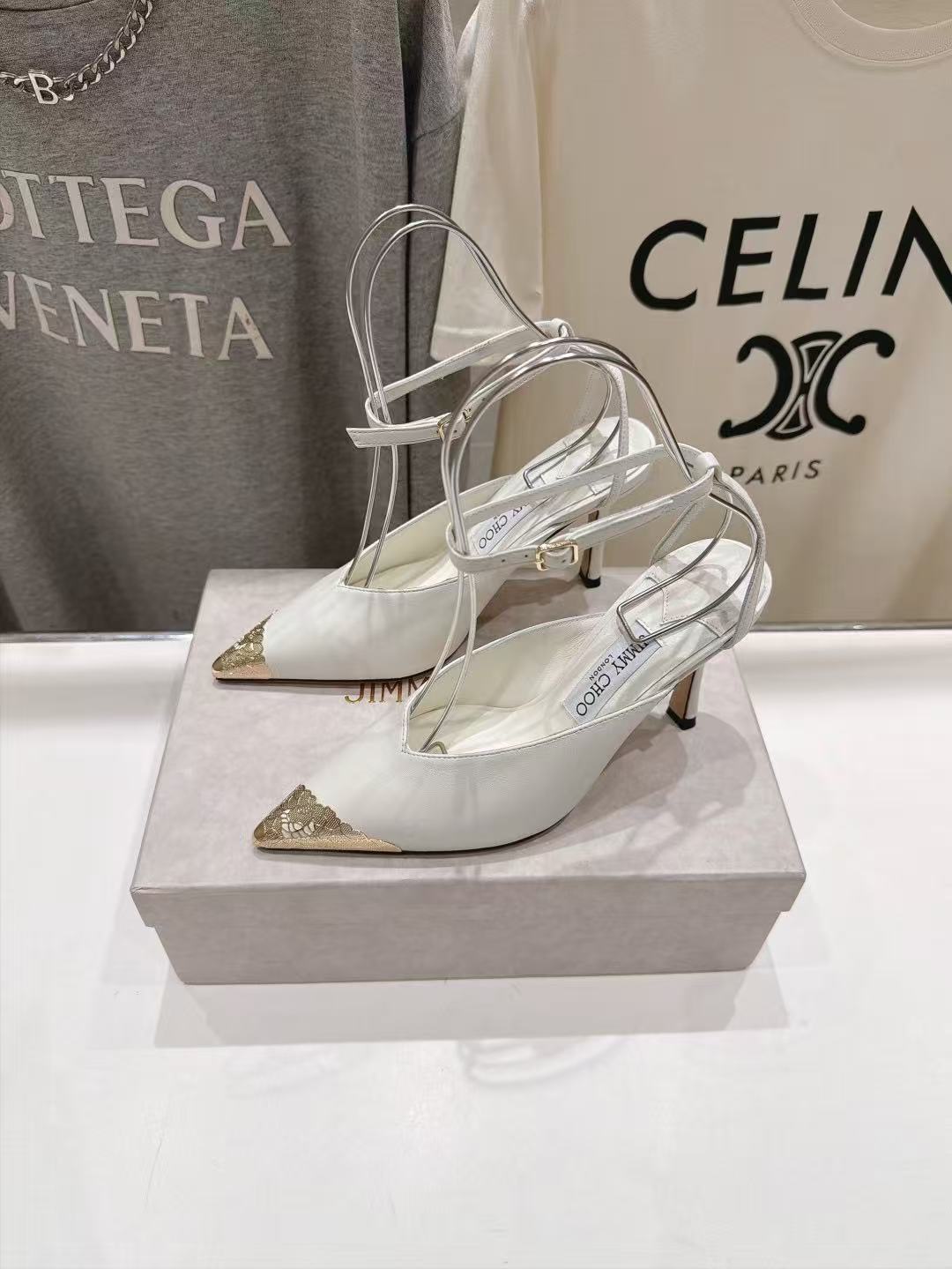Jimmy Choo 高品質ポインテッドトゥ・ハイヒール【50％割引+送料無料】