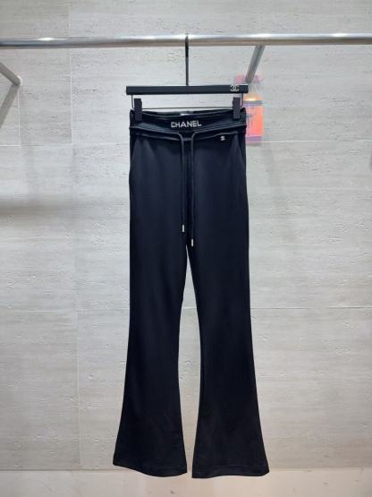 CHANE1 レターフレアパンツ【50％割引+送料無料】