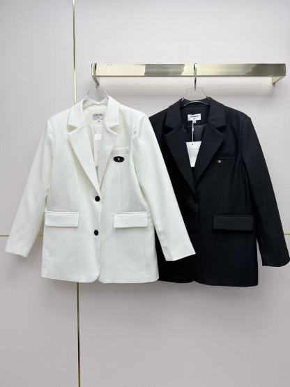 CHANE1 ダブルC シンプルスーツジャケット【50％割引+送料無料】