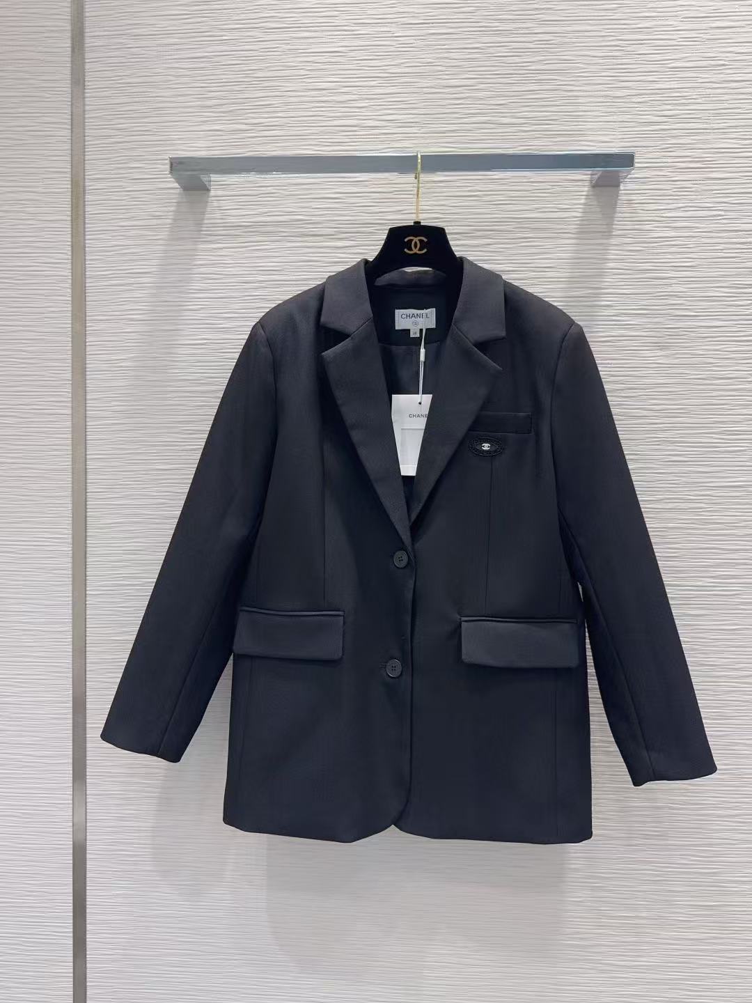 CHANE1 ダブルC シンプルスーツジャケット【50％割引+送料無料】