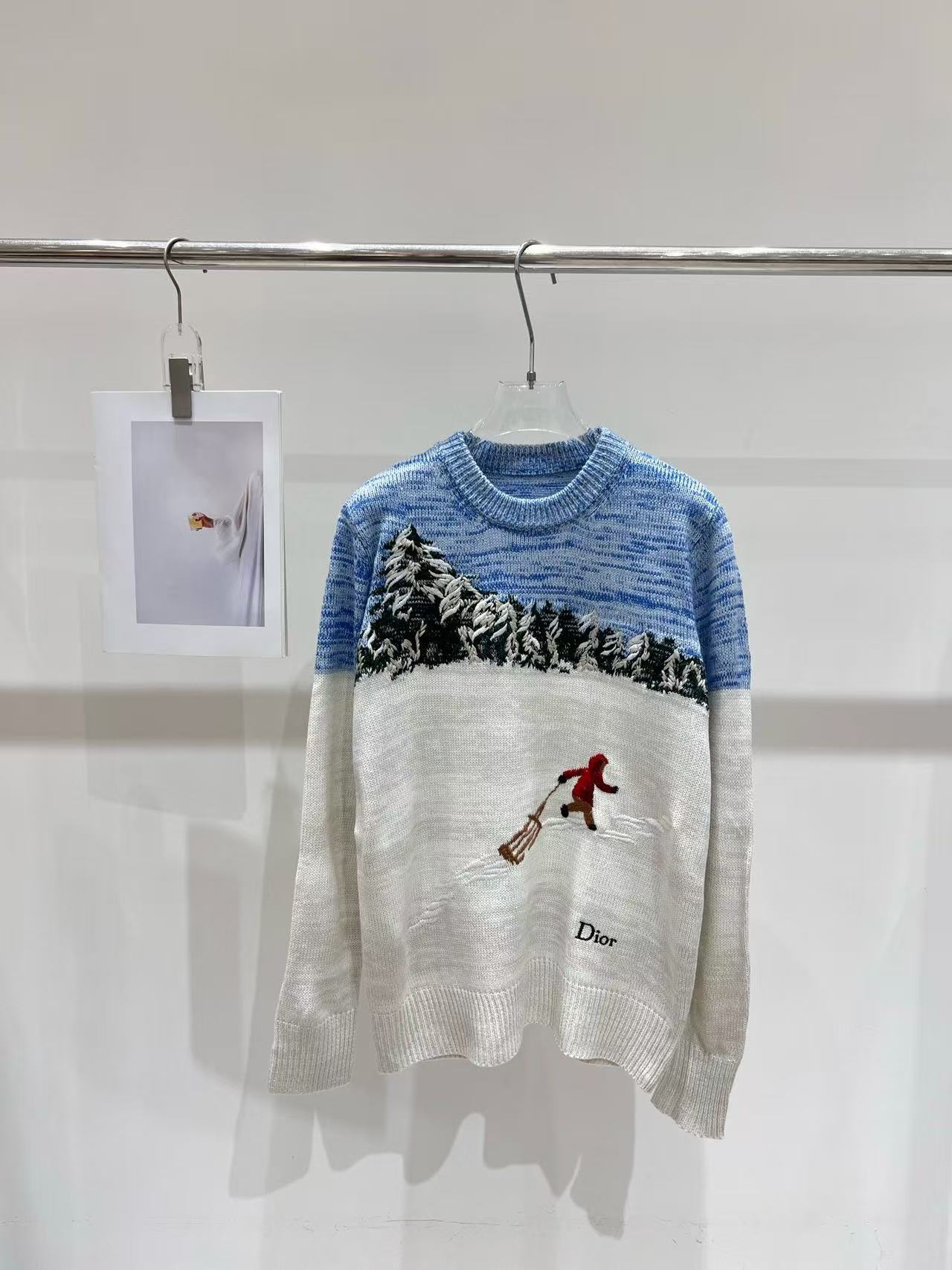 DIOR 刺繍・プリント入りセーター【50％割引+送料無料】