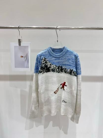 DIOR 刺繍・プリント入りセーター【50％割引+送料無料】