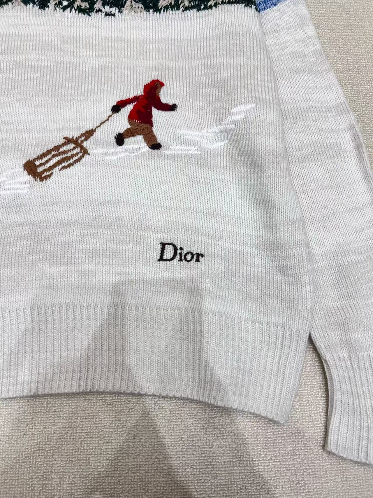 DIOR 刺繍・プリント入りセーター【50％割引+送料無料】