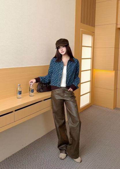 LV ハイクオリティ・プリントデニムジャケット【50％割引+送料無料】