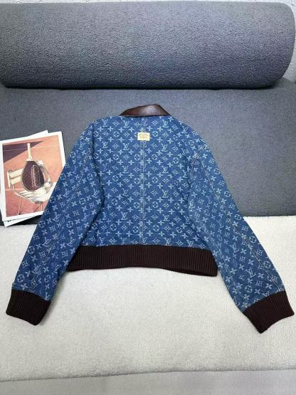 LV ハイクオリティ・プリントデニムジャケット【50％割引+送料無料】