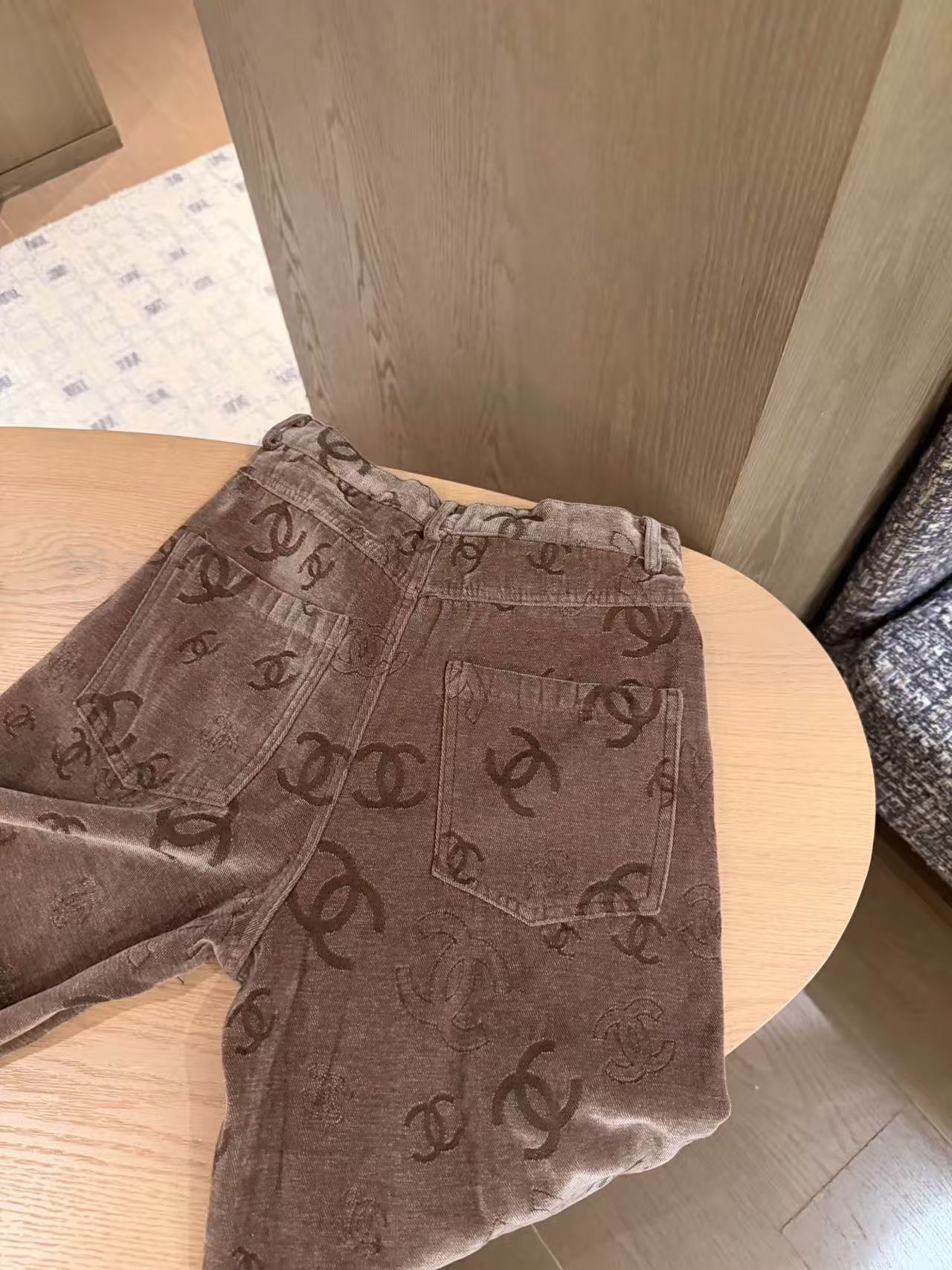 CHANEL ダブルC デニムパンツ【50％割引+送料無料】