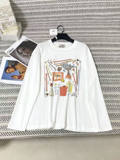 HEREM5 ポニー柄長袖Tシャツ【50％割引+送料無料】