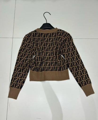 FENDI ウールVネックカーディガン【50％割引+送料無料】