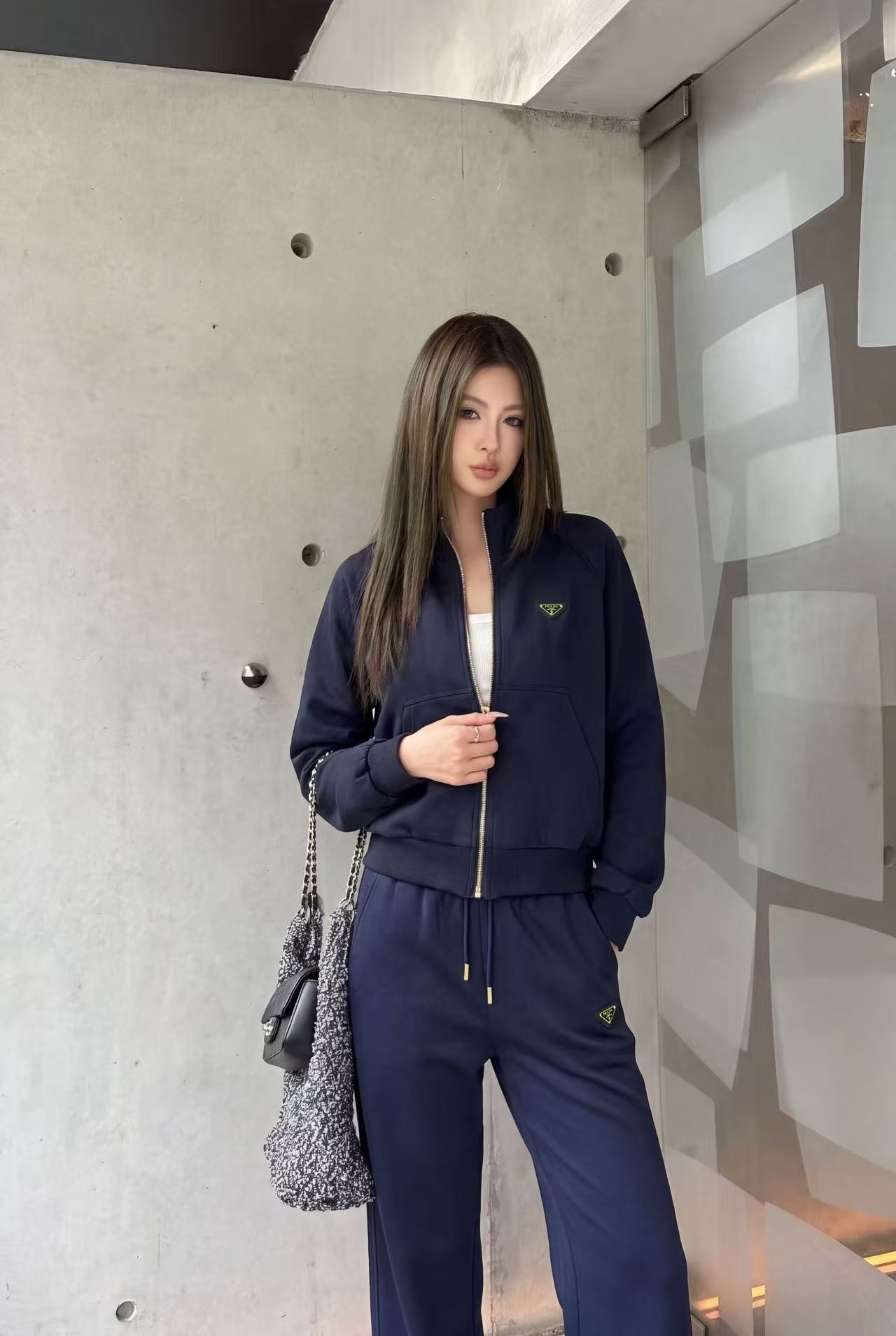 PR4DA ジップアップジャケット＆ロングパンツ セットアップ【50％割引+送料無料】