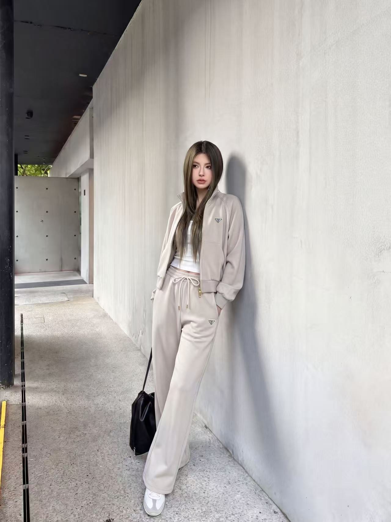 PR4DA ジップアップジャケット＆ロングパンツ セットアップ【50％割引+送料無料】