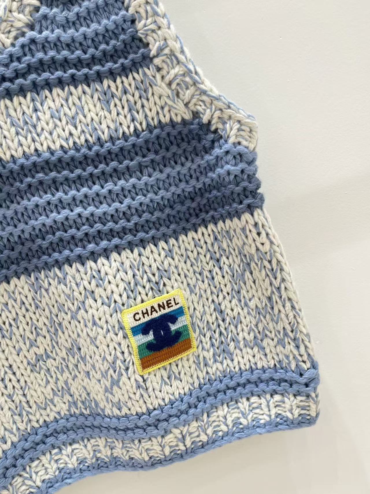 CHANEL マルチカラー・ダブルC ウールベスト【50％割引+送料無料】