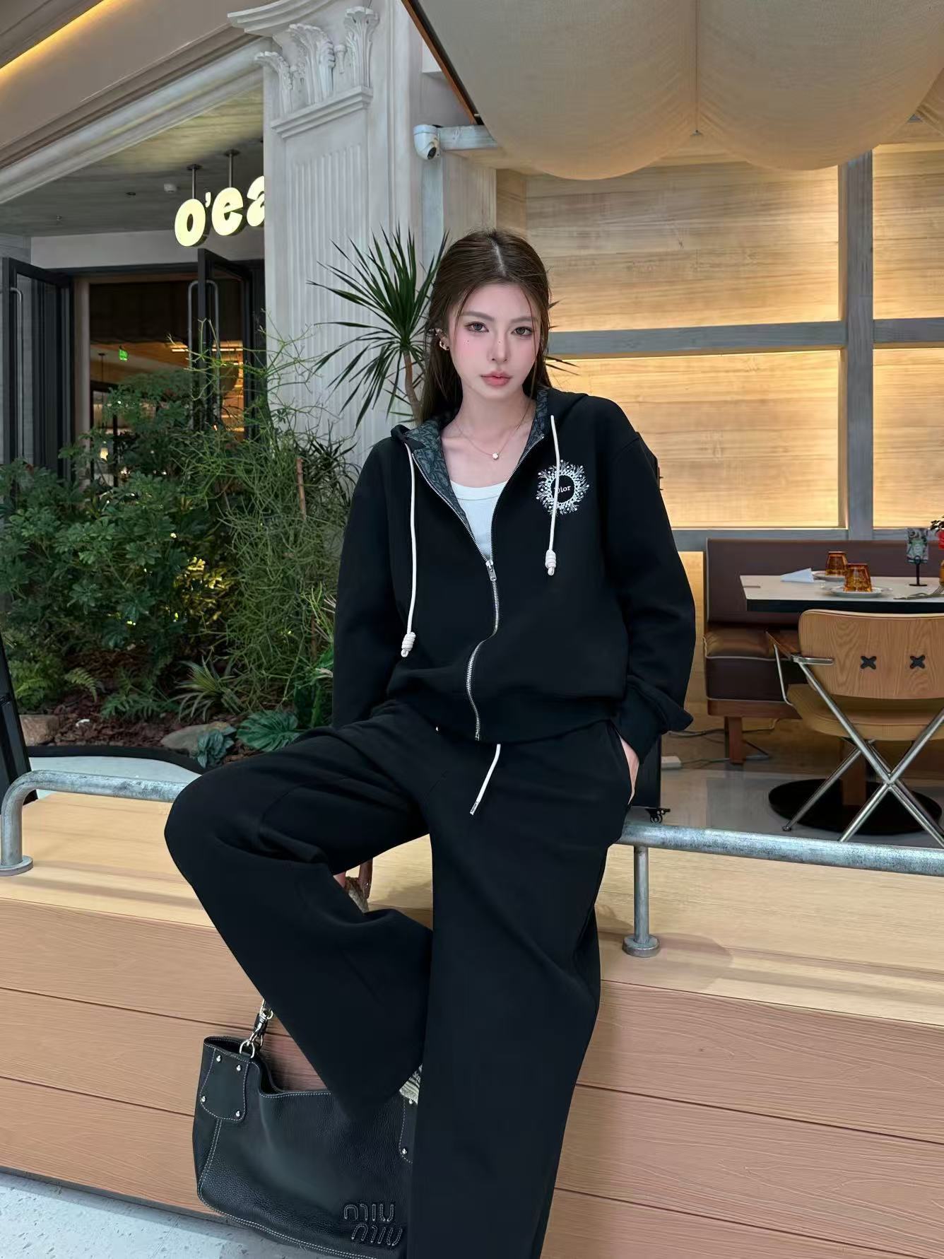 DIOR ジップアップジャケット＆パンツ セットアップ【50％割引+送料無料】