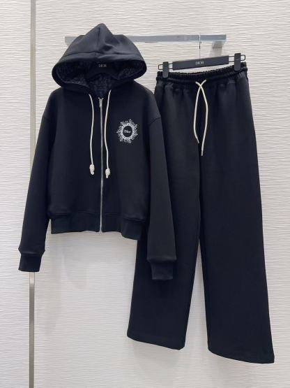 DIOR ジップアップジャケット＆パンツ セットアップ【50％割引+送料無料】