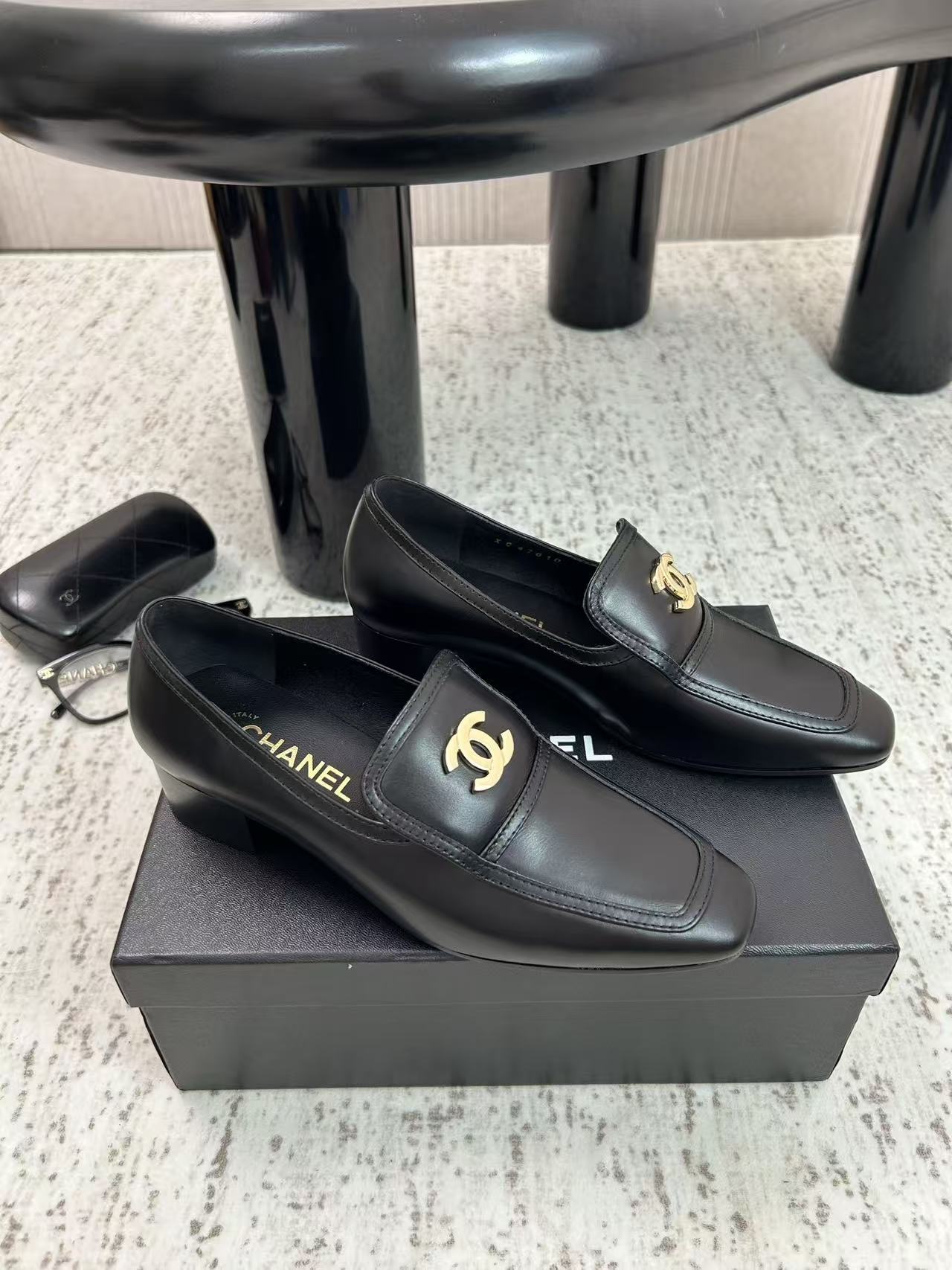 CHANE1 高品質ダブルCローファー【50％割引+送料無料】