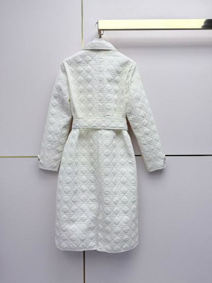 DIOR 格子柄レースアップロングコート【50％割引+送料無料】