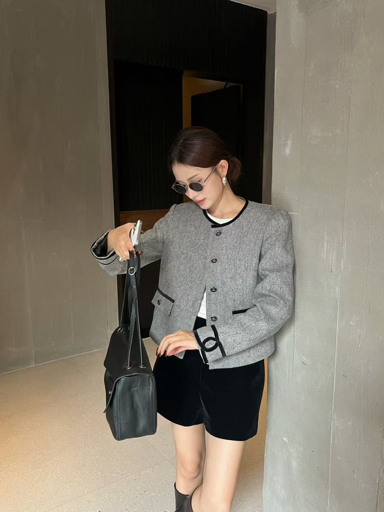 CHANE1 ボタンダブルCジャケット【50％割引+送料無料】