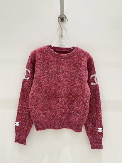 CHANE1 シンプルダブルCセーター【50％割引+送料無料】