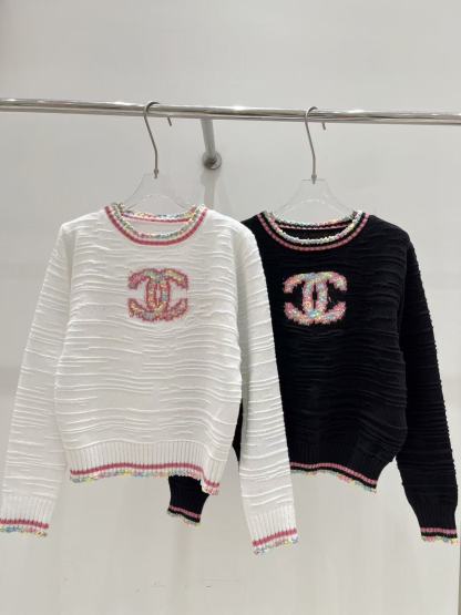 CHANE1 ダブルC カラフルセーター【50％割引+送料無料】