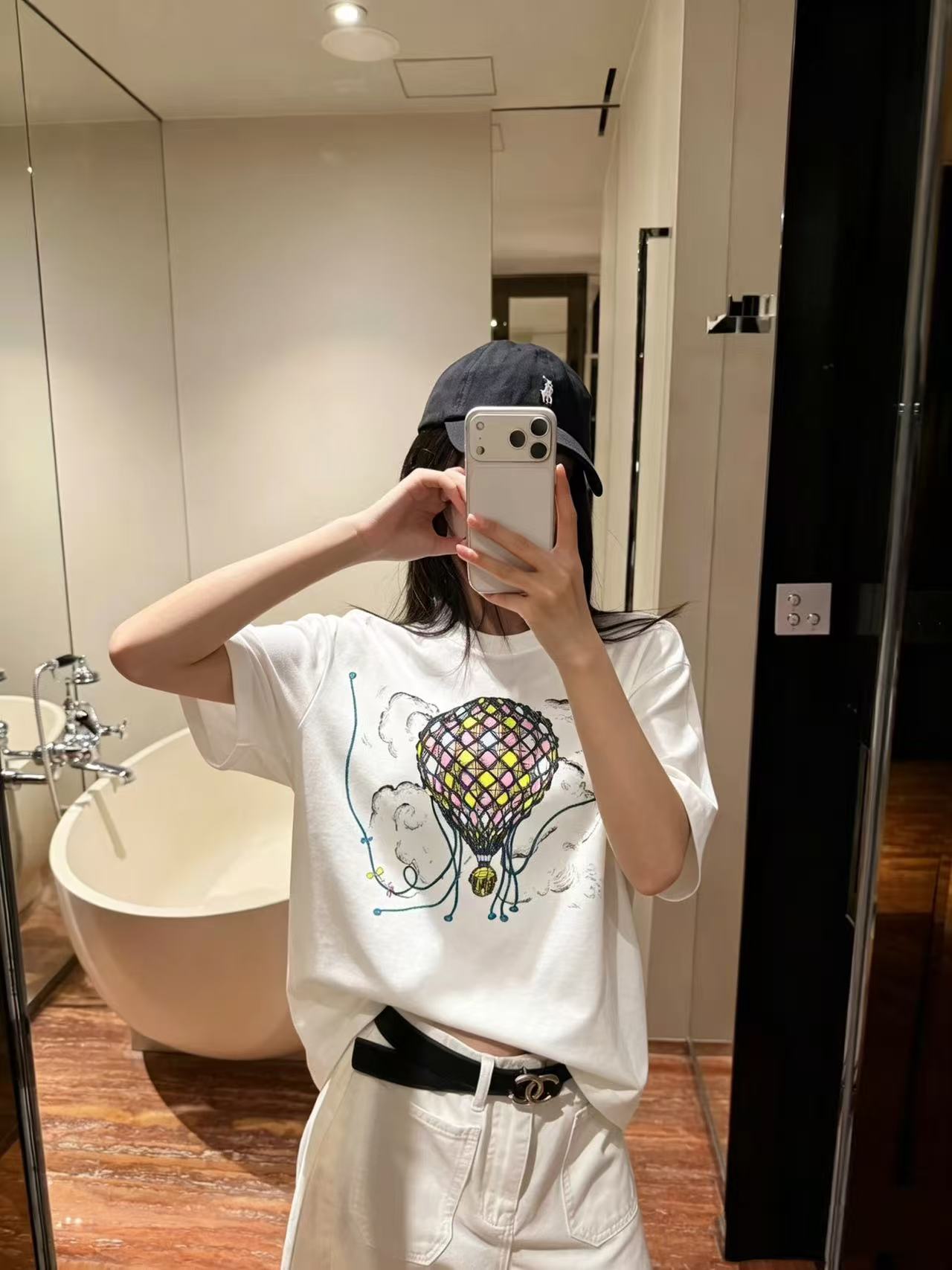 DI0R熱気球プリントTシャツ【50％割引+送料無料】