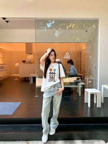 DI0R建物と熱気球のTシャツ【50％割引+送料無料】