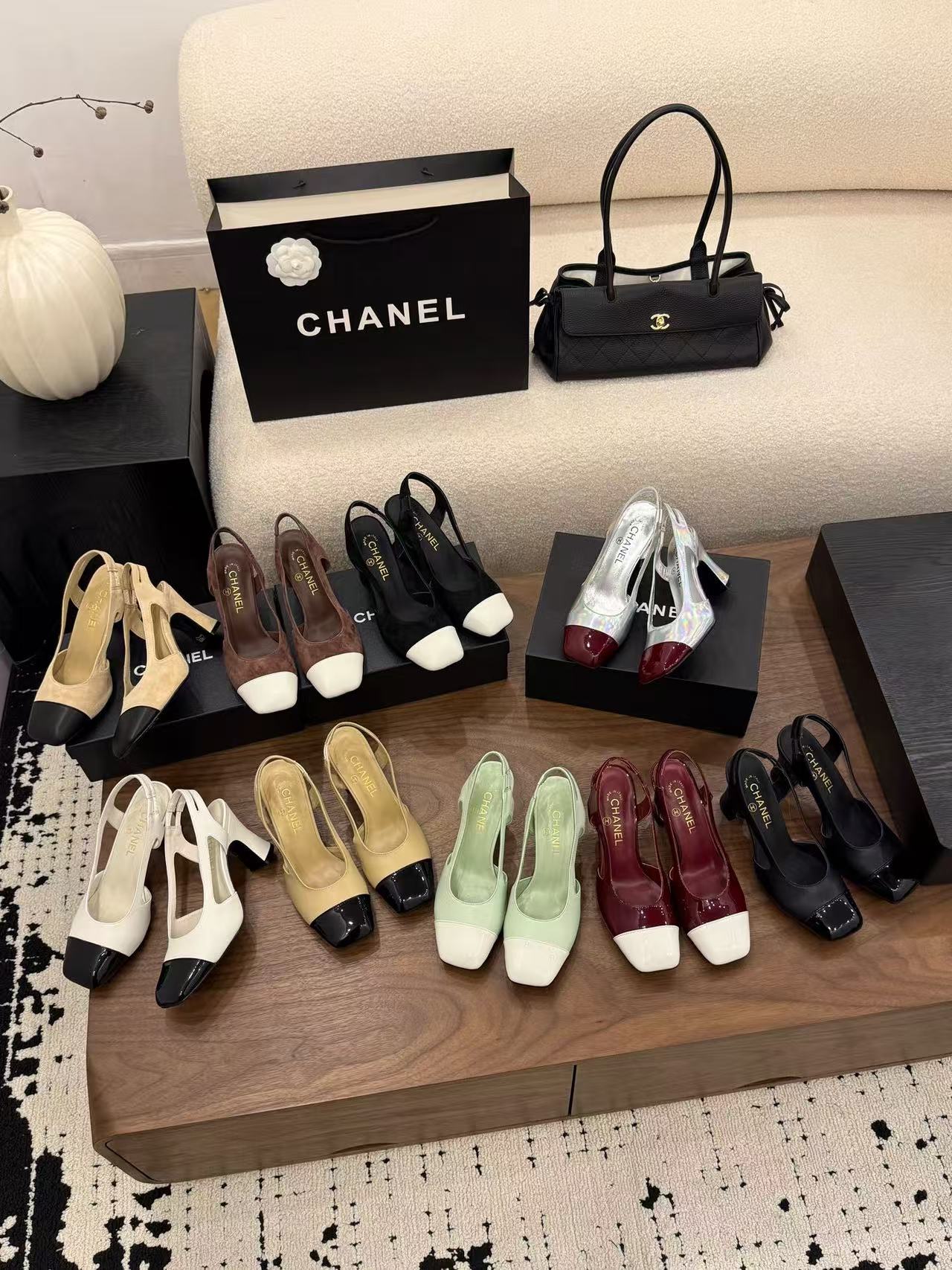 CHANEL 高品質ラムスキン ハイヒール【50％割引+送料無料】