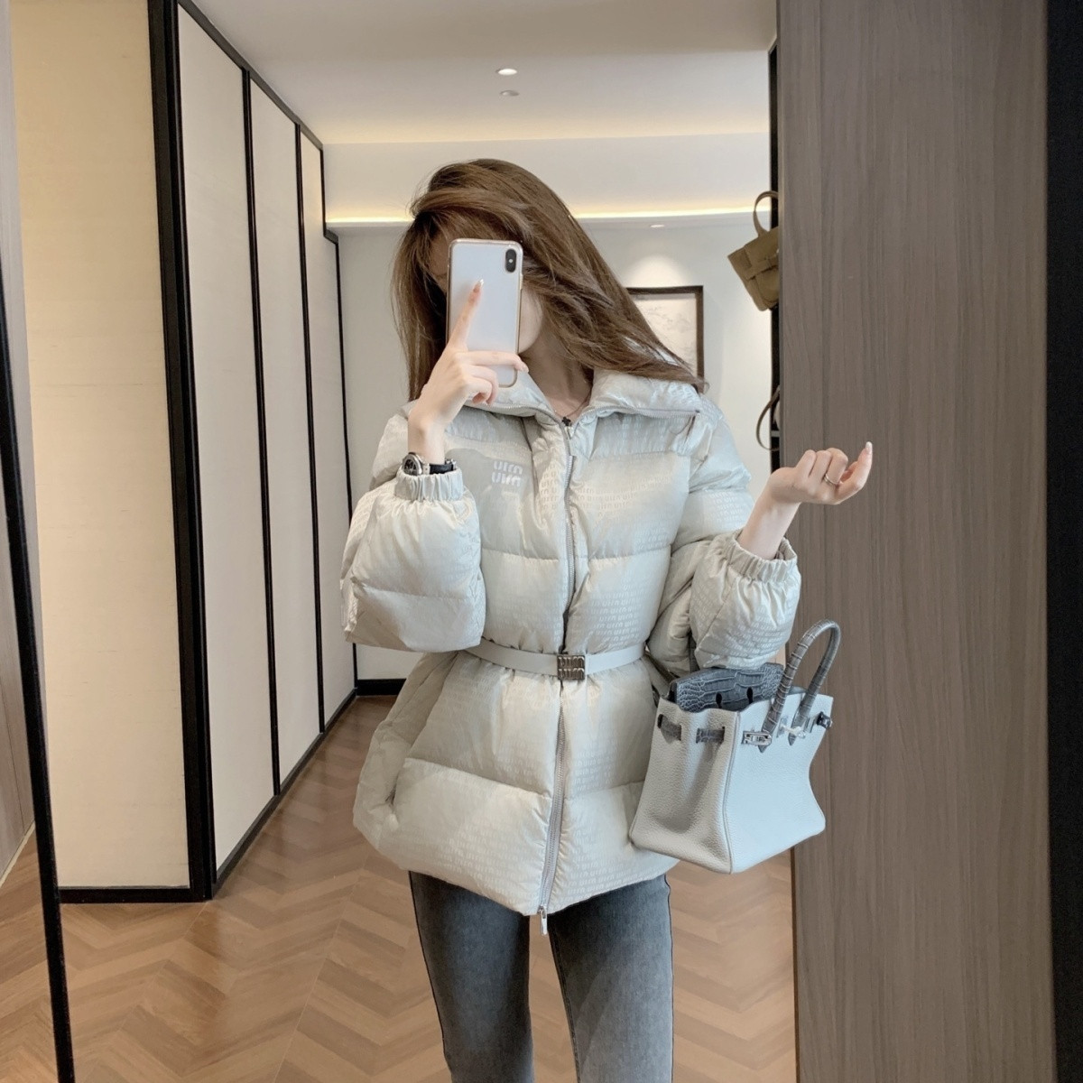 Miu Miu ロングダウンジャケット