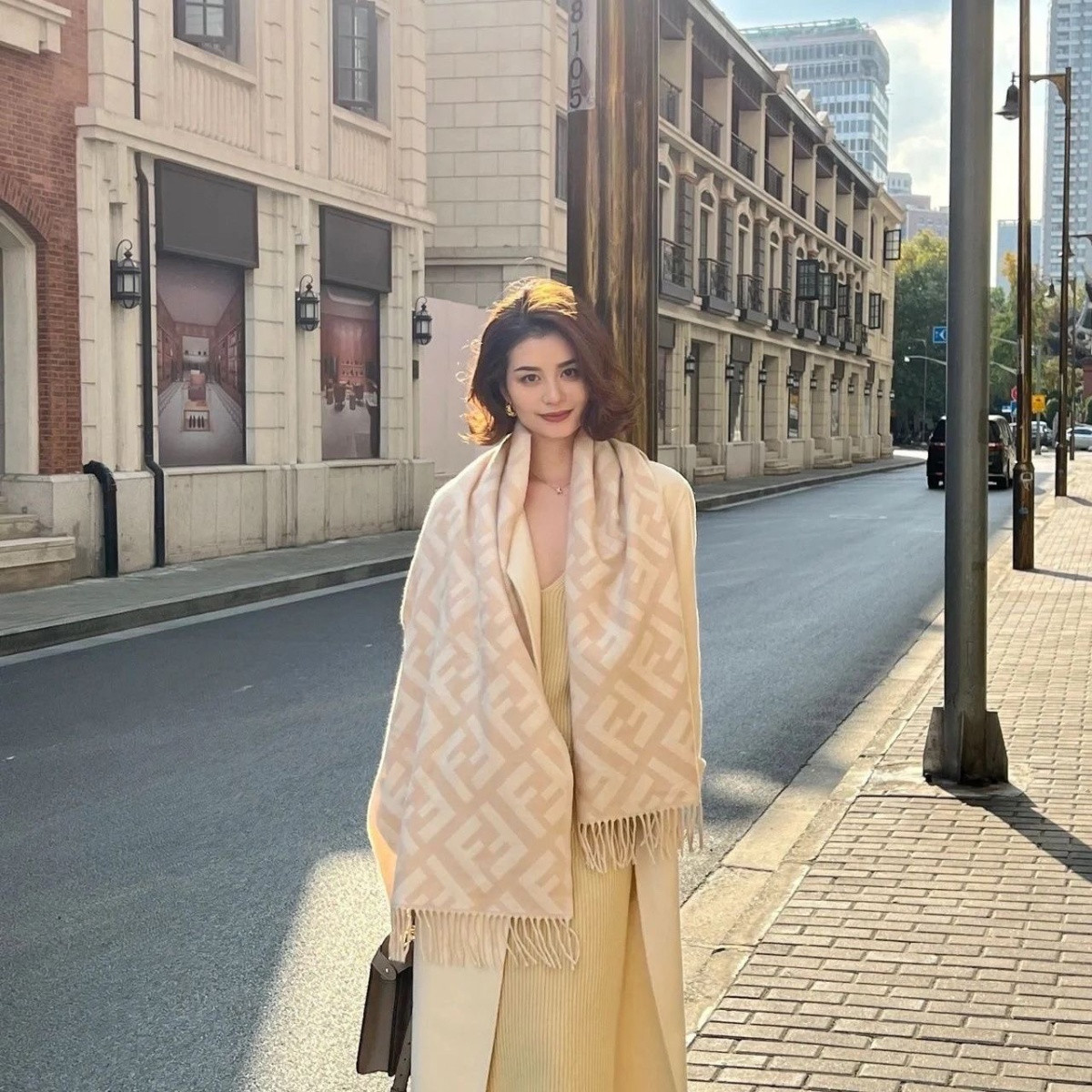 🧣フェンディ カシミヤスカーフ