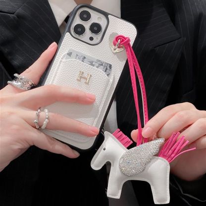 [HERME5]24新着エルメスのレザースマホケース（ポニー）📱【50％割引+送料無料】