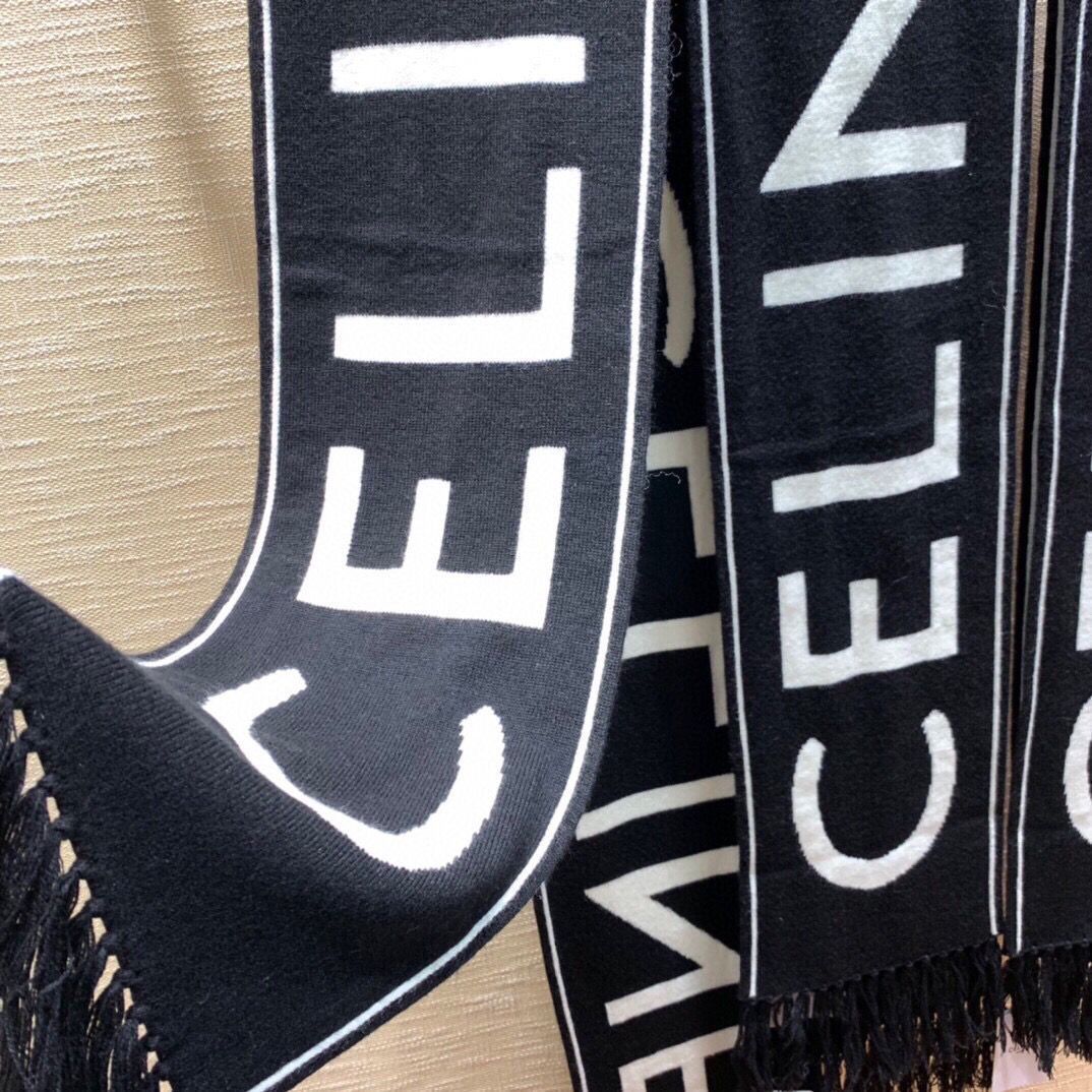 [Copy][CEL1NE]🧣リバーシブルウールスカーフ🧣【50％割引+送料無料】