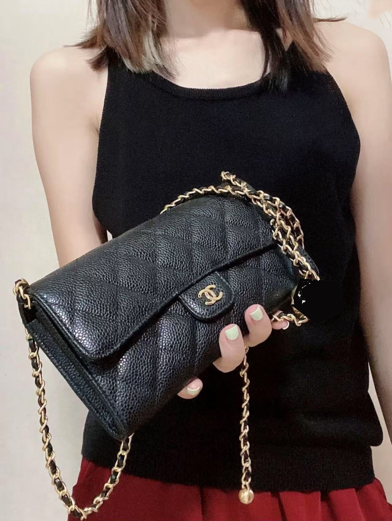 👜CHANELショルダーバッグ 財布 カードホルダー【50％割引+送料無料】🎁