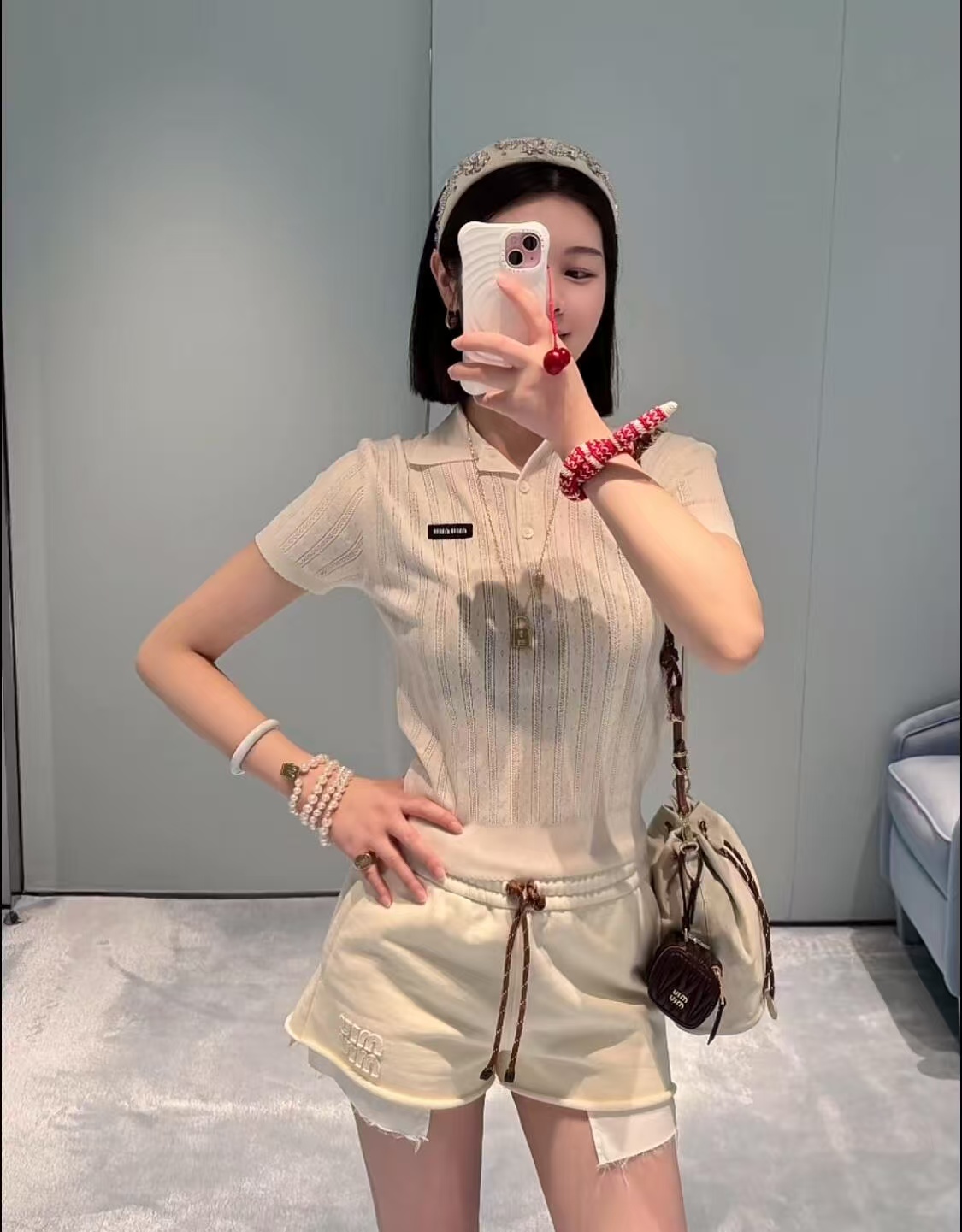 👚M1UM1U-26M ニットトップス - 高品質👗