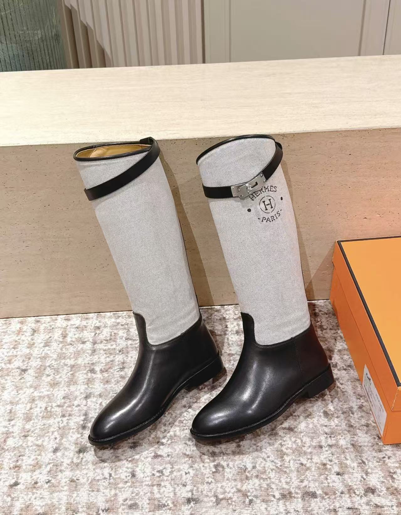 🐴 HERME5 ライダーブーツ高品質 👢