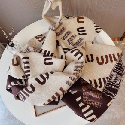 [M1UM1U]🧣リバーシブルフリンジスカーフ🧣【50％割引+送料無料】