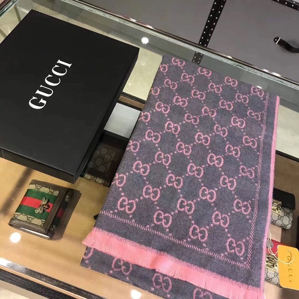 [GUCC1]🧣フリンジ付きリバーシブルスカーフ🧣【50％割引+送料無料】