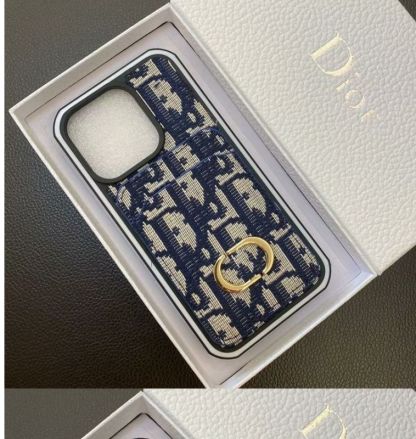 [DI0R]刺繍入りフルラップ携帯電話ケース📱【50％割引+送料無料】