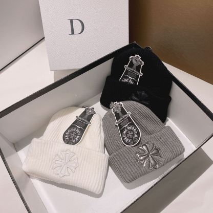 🧶[Iv] クロウハートニットビーニー【50％割引+送料無料】🧶