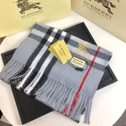 [BURBERR丫]🧣カラーブロック カシミア スカーフ🧣【50％割引+送料無料】