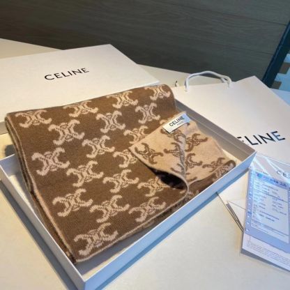 [CEL1NE]🧣リバーシブルウールスカーフ🧣【50％割引+送料無料】