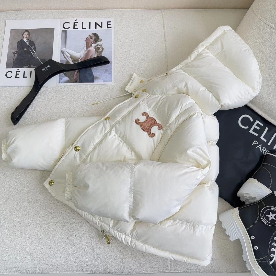 CELINE 袖取り外し可能ダウンジャケット