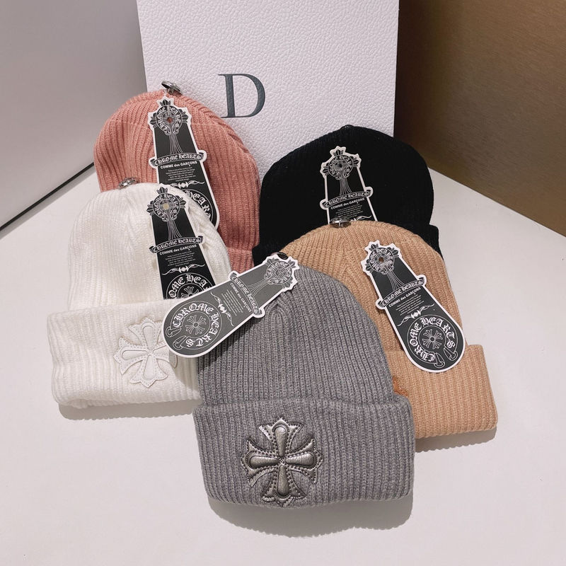 🧶[Iv] クロウハートニットビーニー【50％割引+送料無料】🧶