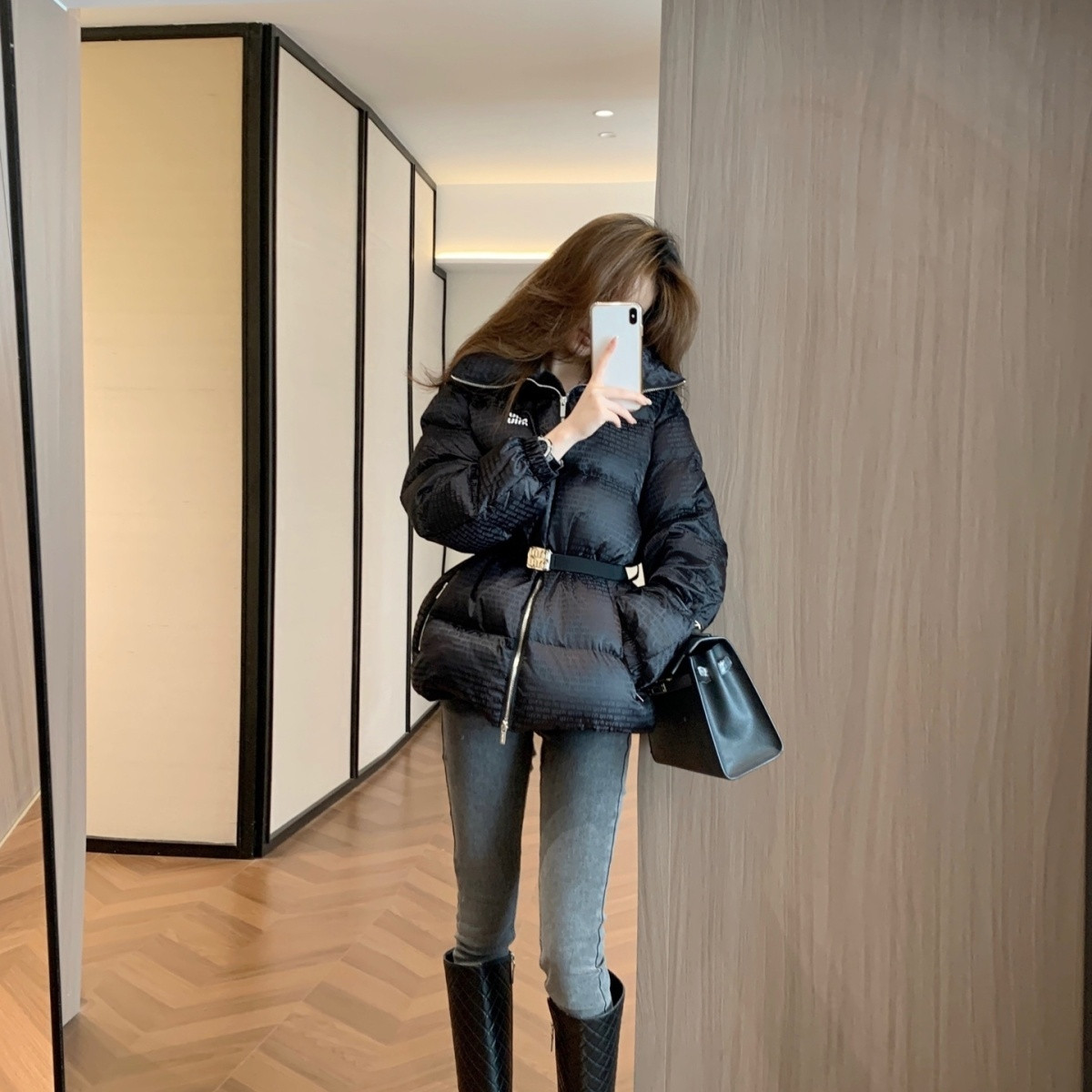 Miu Miu ロングダウンジャケット