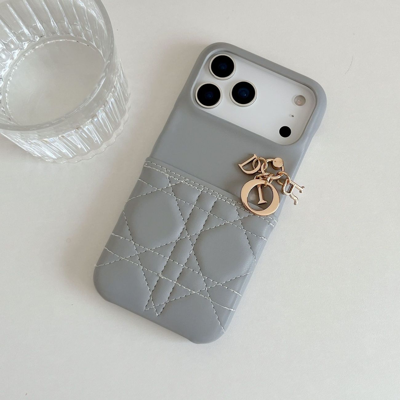 📱Di0r レザースマホケース💎