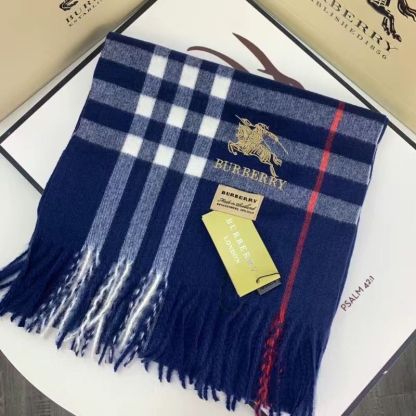 [BURBERR丫]🧣カラーブロック カシミア スカーフ🧣【50％割引+送料無料】