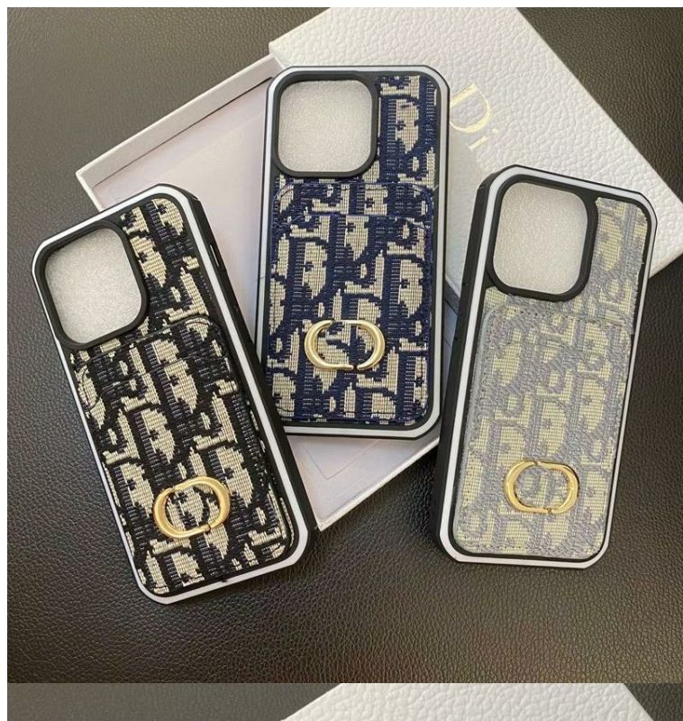 [DI0R]刺繍入りフルラップ携帯電話ケース📱【50％割引+送料無料】