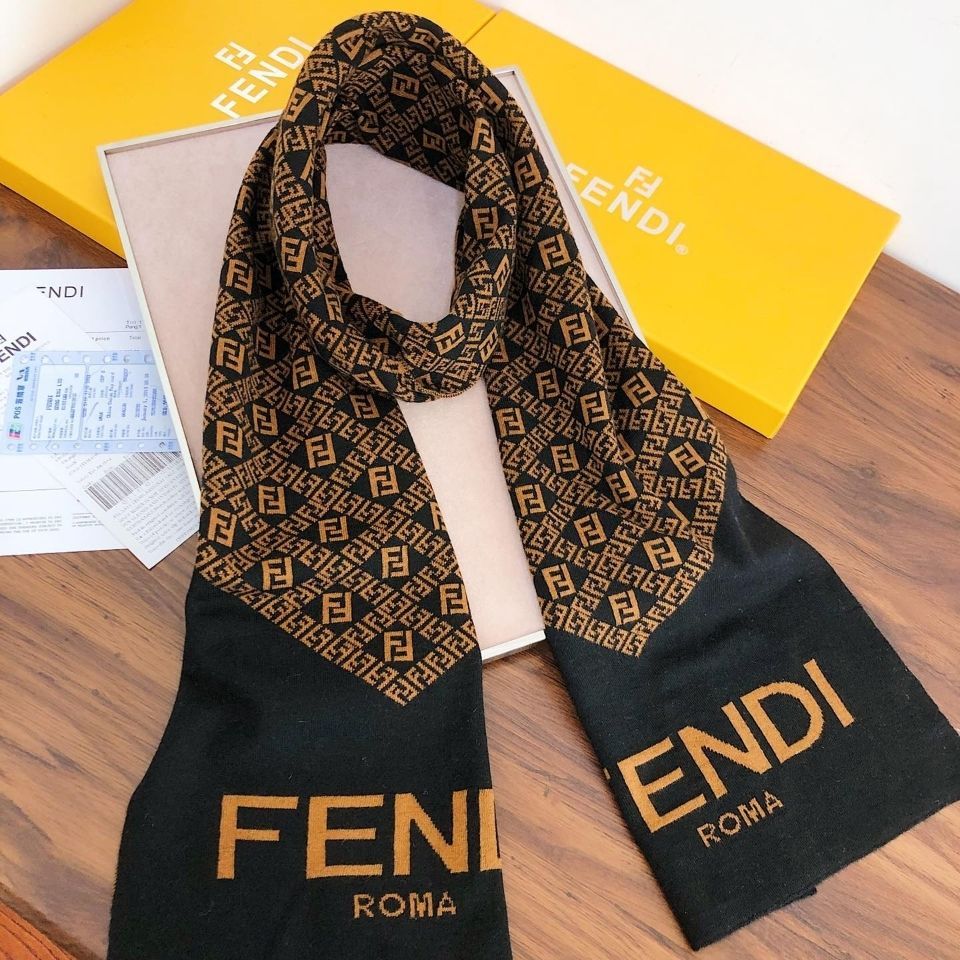 [FEND1]🧣フリンジ付きウールスカーフ🧣【50％割引+送料無料】