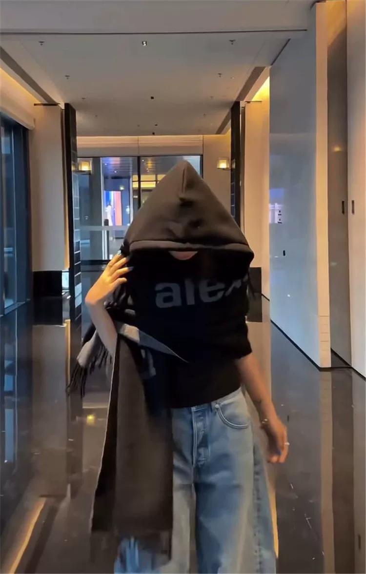 🧣aIexanderwang フード付きショール