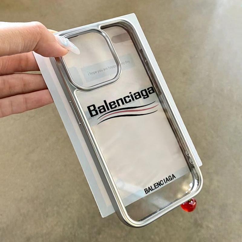BALENC1AGA新しい透明エッジ携帯電話ケース📱【50％割引+送料無料】