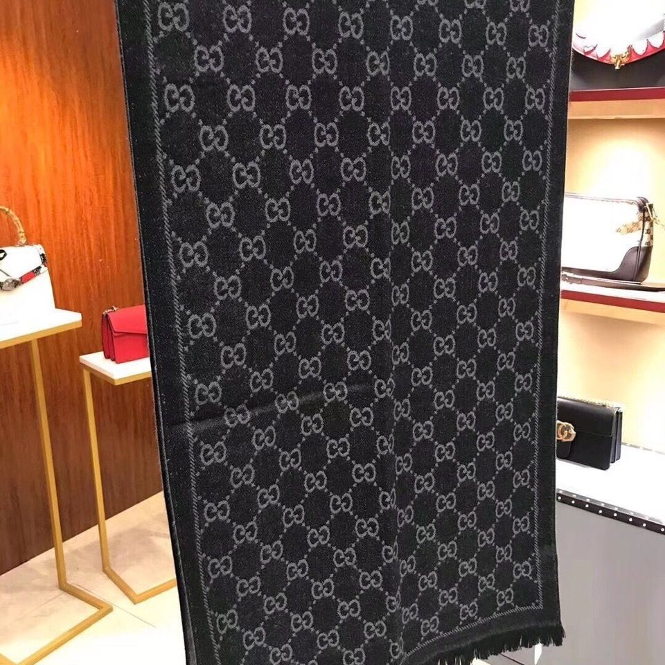 [GUCC1]🧣フリンジ付きリバーシブルスカーフ🧣【50％割引+送料無料】